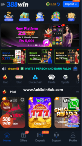 388 Win APK Download 2026 – Best Earning App in Pakistan (ApkSpinHub) 3